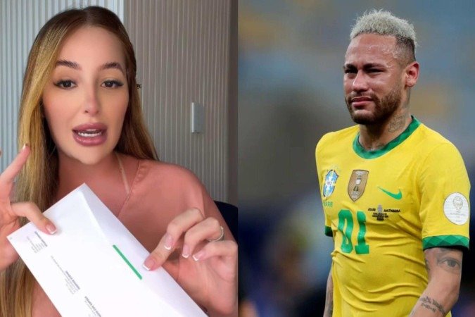 Ex-amante de Neymar mostra resultado de exame de DNA e mistério paira no ar - (crédito: Reprodução/Divulgação) Ex-amante de Neymar mostra resultado de exame de DNA e mistério paira no ar - (crédito: Reprodução/Divulgação)