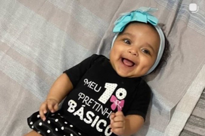 Bebê Laura Rebeca morreu enforcada pelo cinto em creche de Ceilândia - (crédito: Arquivo pessoal) Bebê Laura Rebeca morreu enforcada pelo cinto em creche de Ceilândia - (crédito: Arquivo pessoal)