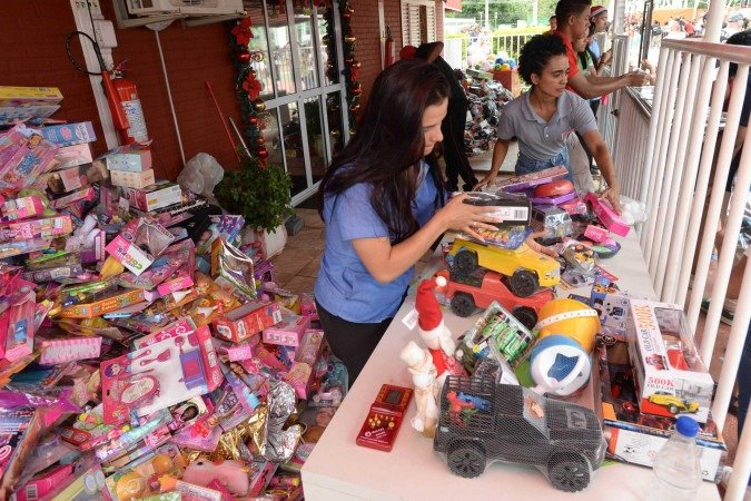 Entrega das doações será realizada em duas etapas    