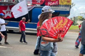 Manifesta&ccedil;&atilde;o em Brasilia amplia cr&iacute;ticas ao Congresso e ao presidente da C&acirc;mara dos Deputados, Hugo Motta. 