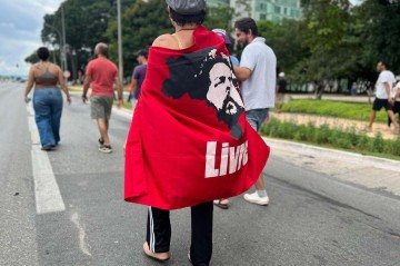 Manifesta&ccedil;&atilde;o em Brasilia amplia cr&iacute;ticas ao Congresso e ao presidente da C&acirc;mara dos Deputados, Hugo Motta.