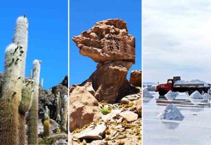 Situado no sudoeste da Bolívia, o Salar de Uyuni é uma das paisagens mais surreais do planeta. O lugar abriga muitos segredos e curiosidades impressionantes; descubra algumas! -  (crédito:  Flickrs Kathy Quiroga e Flores-Guevara & Lon Brehmer) -Situado no sudoeste da Bolívia, o Salar de Uyuni é uma das paisagens mais surreais do planeta. O lugar abriga muitos segredos e curiosidades impressionantes; descubra algumas! -  (crédito:  Flickrs Kathy Quiroga e Flores-Guevara & Lon Brehmer)