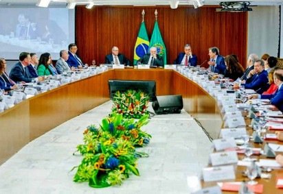 Último encontro do ano é realizado na Granja do Torto. Ao  todo, foram três reuniões ministeriais em 2025 -  (crédito:  Ricardo Stuckert/PR) -Último encontro do ano é realizado na Granja do Torto. Ao  todo, foram três reuniões ministeriais em 2025 -  (crédito:  Ricardo Stuckert/PR)