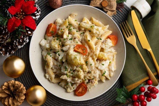 Macarrão com bacalhau cremoso (Imagem: Lecker Studio | Shutterstock) - (crédito: EdiCase) Macarrão com bacalhau cremoso (Imagem: Lecker Studio | Shutterstock) - (crédito: EdiCase)