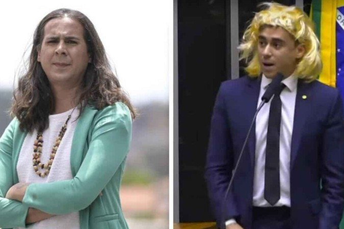 Duda Salabert acionou Nikolas Ferreira na Justiça - (crédito: Douglas Magno/AFP e TV Câmara/YouTube/Reprodução) Duda Salabert acionou Nikolas Ferreira na Justiça - (crédito: Douglas Magno/AFP e TV Câmara/YouTube/Reprodução)