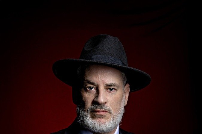 Dan Stulbach em O mercador de Veneza, na Caixa Cultural