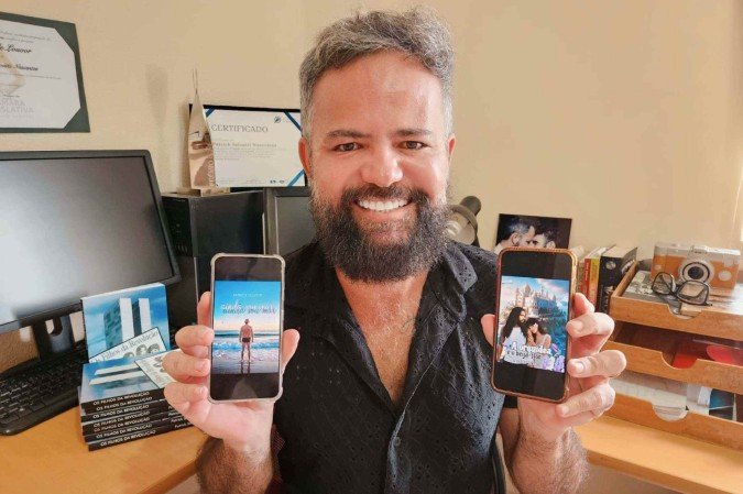 Jornalista e escritor, Patrick Selvatti lança dois e-books simultâneos - (crédito: Louis Fillip/Arquivo pessoal) Jornalista e escritor, Patrick Selvatti lança dois e-books simultâneos - (crédito: Louis Fillip/Arquivo pessoal)
