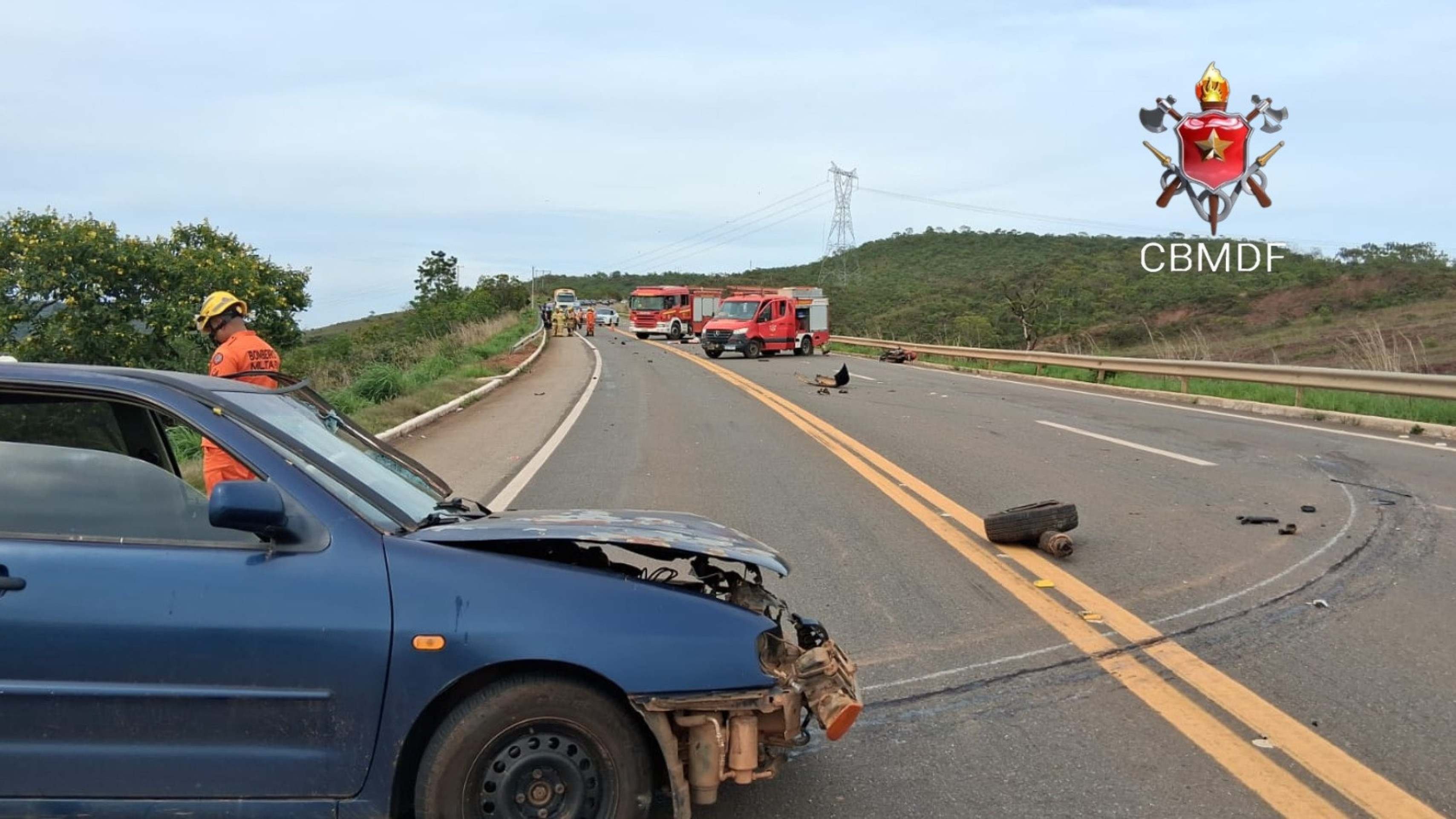 Motociclista morre após colisão frontal com veículo na BR-251, em São Sebastião