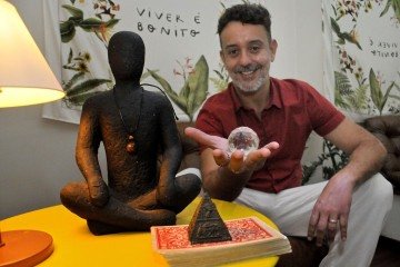 O astrólogo e tarólogo Arthur Tadeu Curado diz que 2026 será, do ponto de vista astrológico, o ano mais marcante da década -  (crédito:  Marcelo Ferreira/CB/D.A Press)