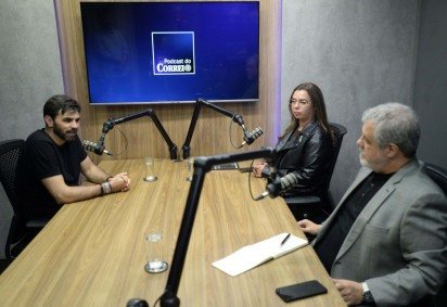 O presidente da Moto Morini no Brasil, Fabr&iacute;cio Morini, &eacute; o entrevistado dos jornalistas J&eacute;ssica Andrade e Marcelo Agner no Podcast do Correio -  (crédito:  Minervino J&uacute;nior/CB) -O presidente da Moto Morini no Brasil, Fabr&iacute;cio Morini, &eacute; o entrevistado dos jornalistas J&eacute;ssica Andrade e Marcelo Agner no Podcast do Correio -  (crédito:  Minervino J&uacute;nior/CB)