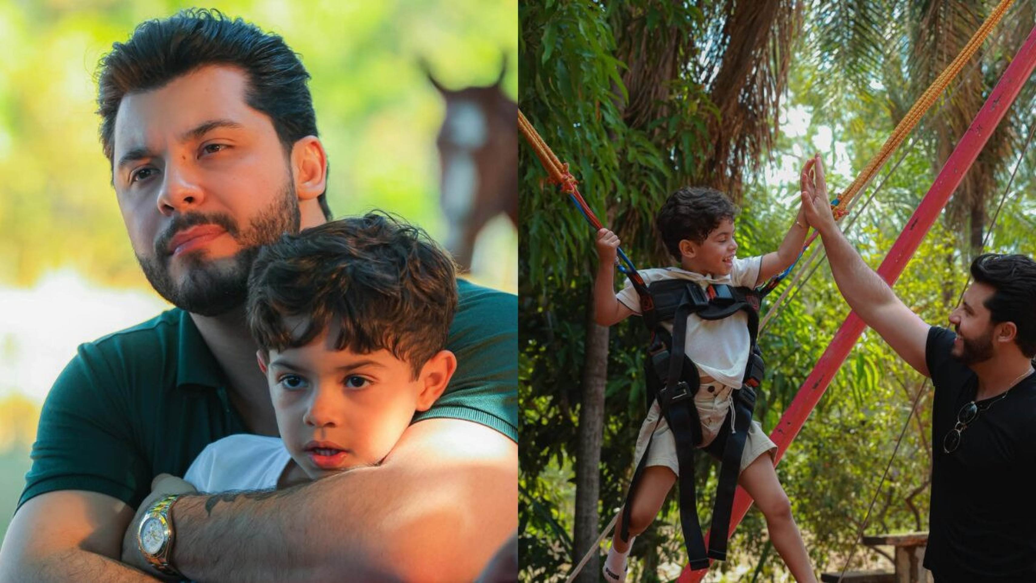 Murilo Huff celebra aniversário de filho com Marília Mendonça