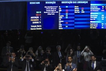 Painel do Senado exibe resultado da votação do Projeto de Lei da Dosimetria: reviravolta na CCJ permitiu apreciação do texto - (crédito: Jonas Pereira/Agência Senado) Painel do Senado exibe resultado da votação do Projeto de Lei da Dosimetria: reviravolta na CCJ permitiu apreciação do texto - (crédito: Jonas Pereira/Agência Senado)