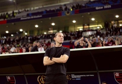 Filipe Lu&iacute;s poderia ter se tornado, hoje, o t&eacute;cnico mais vitorioso do Flamengo, ao lado de Carlinhos, com seis ta&ccedil;as -  (crédito:  Adriano Fontes/Flamengo) -Filipe Lu&iacute;s poderia ter se tornado, hoje, o t&eacute;cnico mais vitorioso do Flamengo, ao lado de Carlinhos, com seis ta&ccedil;as -  (crédito:  Adriano Fontes/Flamengo)