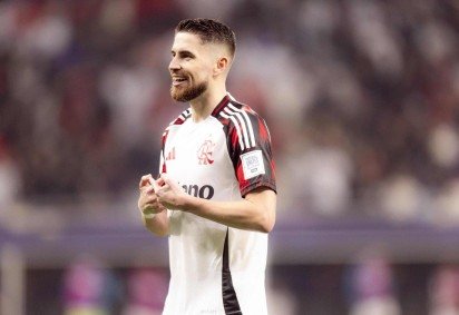 De p&ecirc;nalti, Jorginho converteu a cobran&ccedil;a que levou o Flamengo &agrave; prorroga&ccedil;&atilde;o e, consequentemente, &agrave; decis&atilde;o na marca da cal  -  (crédito:  Adriano Fontes/Flamengo) -De p&ecirc;nalti, Jorginho converteu a cobran&ccedil;a que levou o Flamengo &agrave; prorroga&ccedil;&atilde;o e, consequentemente, &agrave; decis&atilde;o na marca da cal  -  (crédito:  Adriano Fontes/Flamengo)