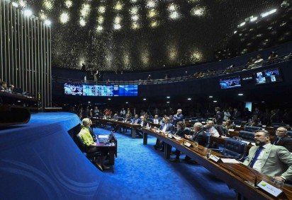 Texto segue agora para sanção do presidente Lula, que já afirmou que irá vetá-lo -  (crédito:  Carlos Moura/Agência Senado) -Texto segue agora para sanção do presidente Lula, que já afirmou que irá vetá-lo -  (crédito:  Carlos Moura/Agência Senado)