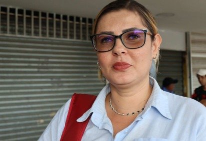 Cleidiane teve o celular roubado — um aparelho 
avaliado em cerca de R$ 2,5 mil -  (crédito:  Bruna Gaston CB/DA Press)