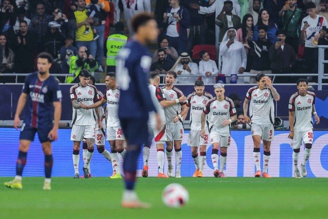 Partida contra o PSG pode ser considerada boa para o Flamengo, principalmente pelo desgaste da temporada - (crédito: Karim Jaafar/AFP) Partida contra o PSG pode ser considerada boa para o Flamengo, principalmente pelo desgaste da temporada - (crédito: Karim Jaafar/AFP)