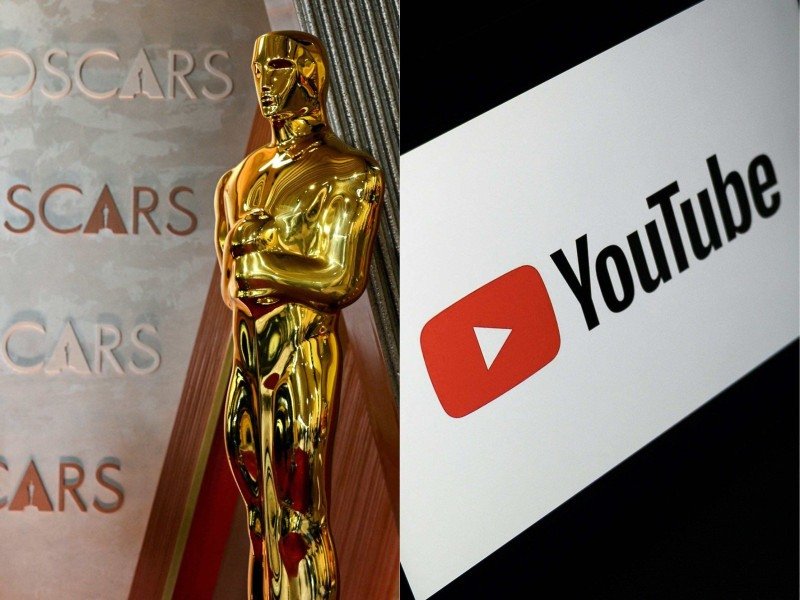 A cerimônia do Oscar será transmitida exclusivamente pelo YouTube a partir de 2029, encerrando uma era na TV aberta -  (crédito:  AFP)