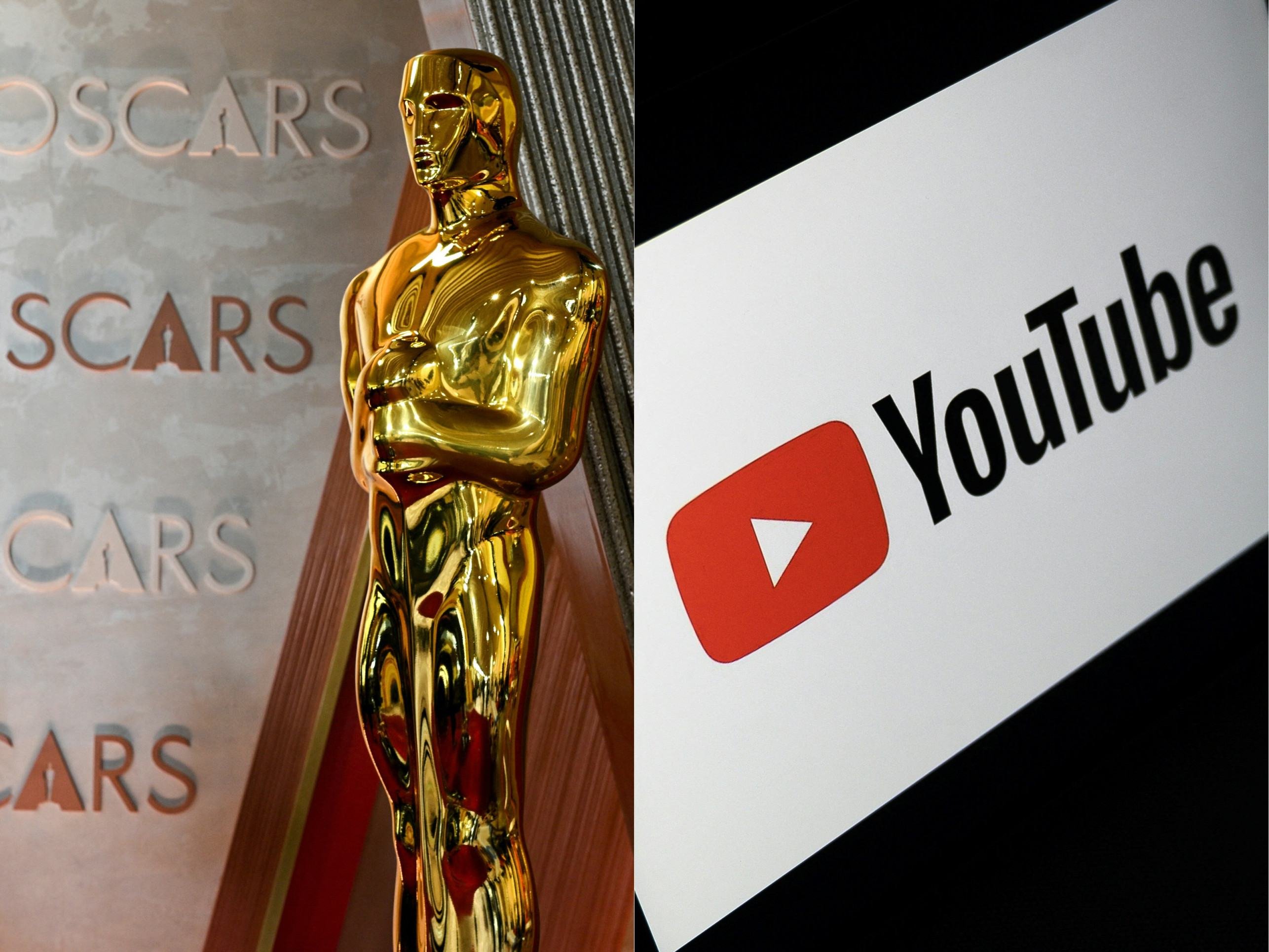 Oscar será transmitido exclusivamente pelo YouTube a partir de 2029, diz Academia