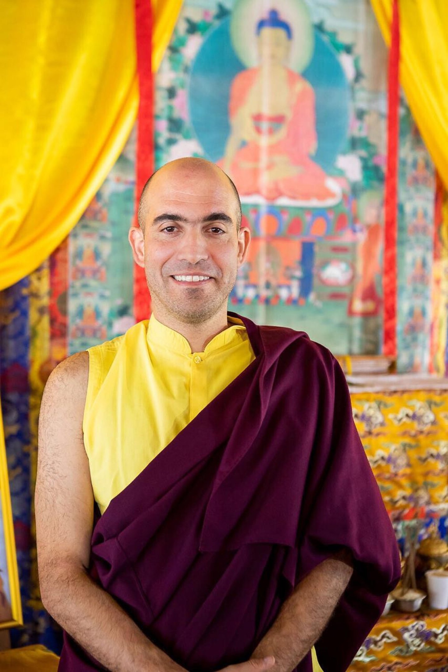 Lama Karma Wangdu (Bruno Vichi) incentiva a medita&ccedil;&atilde;o consciente