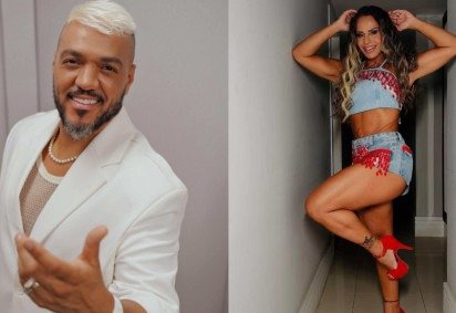 'Um encontro bonito': Belo fala sobre contracenar com Viviane Araújo em novela -  (crédito: Reprodução/Instagram) -'Um encontro bonito': Belo fala sobre contracenar com Viviane Araújo em novela -  (crédito: Reprodução/Instagram)