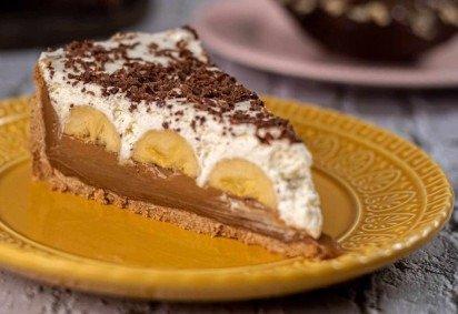 Banoffe vegano (Imagem: Mariana Silvestre | Shutterstock) -  (crédito: EdiCase) -Banoffe vegano (Imagem: Mariana Silvestre | Shutterstock) -  (crédito: EdiCase)