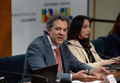  18/12/2025. Crédito: Minervino Júnior/CB/D.A Press. Brasil.  Brasilia - DF. Ministro da Fazenda Fernando Haddad em café da tarde com jornalistas setoristas. -  (crédito: Minervino Júnior/CB/D.A.Press) - 18/12/2025. Crédito: Minervino Júnior/CB/D.A Press. Brasil.  Brasilia - DF. Ministro da Fazenda Fernando Haddad em café da tarde com jornalistas setoristas. -  (crédito: Minervino Júnior/CB/D.A.Press)
