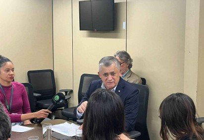 Líder do governo Lula na Câmara, deputado José Guimarães (PT-CE), em café da manhã com jornalistas  -  (crédito: Danandra Rocha) -Líder do governo Lula na Câmara, deputado José Guimarães (PT-CE), em café da manhã com jornalistas  -  (crédito: Danandra Rocha)