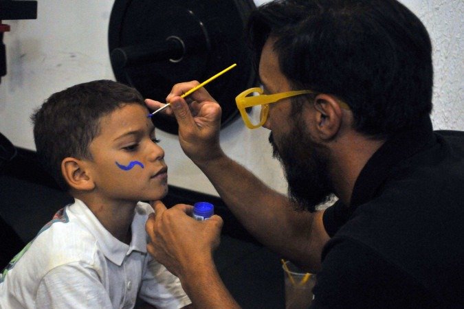  18/12/2025 CrÃ©dito: Marcelo Ferreira/CB/D.A Press. Brasil. BrasÃ­lia - DF -  Natal solidÃ¡rio da academia Citta em conjunto com o coral TerapÃªutico da Cita.