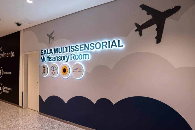 Aeroporto de Viracopos inaugura Sala Multissensorial - (crédito: Uai Turismo) Aeroporto de Viracopos inaugura Sala Multissensorial - (crédito: Uai Turismo)