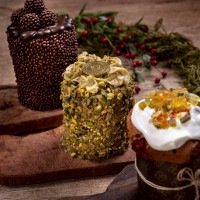 Os panetones e chocotones são destaque entre as opções do menu -  (crédito: Henrique Ferrera)