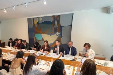 Presidente da Câmara se reúne com jornalistas para apresentar um balanço de suas ações - (crédito: Vanilson Oliveira) Presidente da Câmara se reúne com jornalistas para apresentar um balanço de suas ações - (crédito: Vanilson Oliveira)