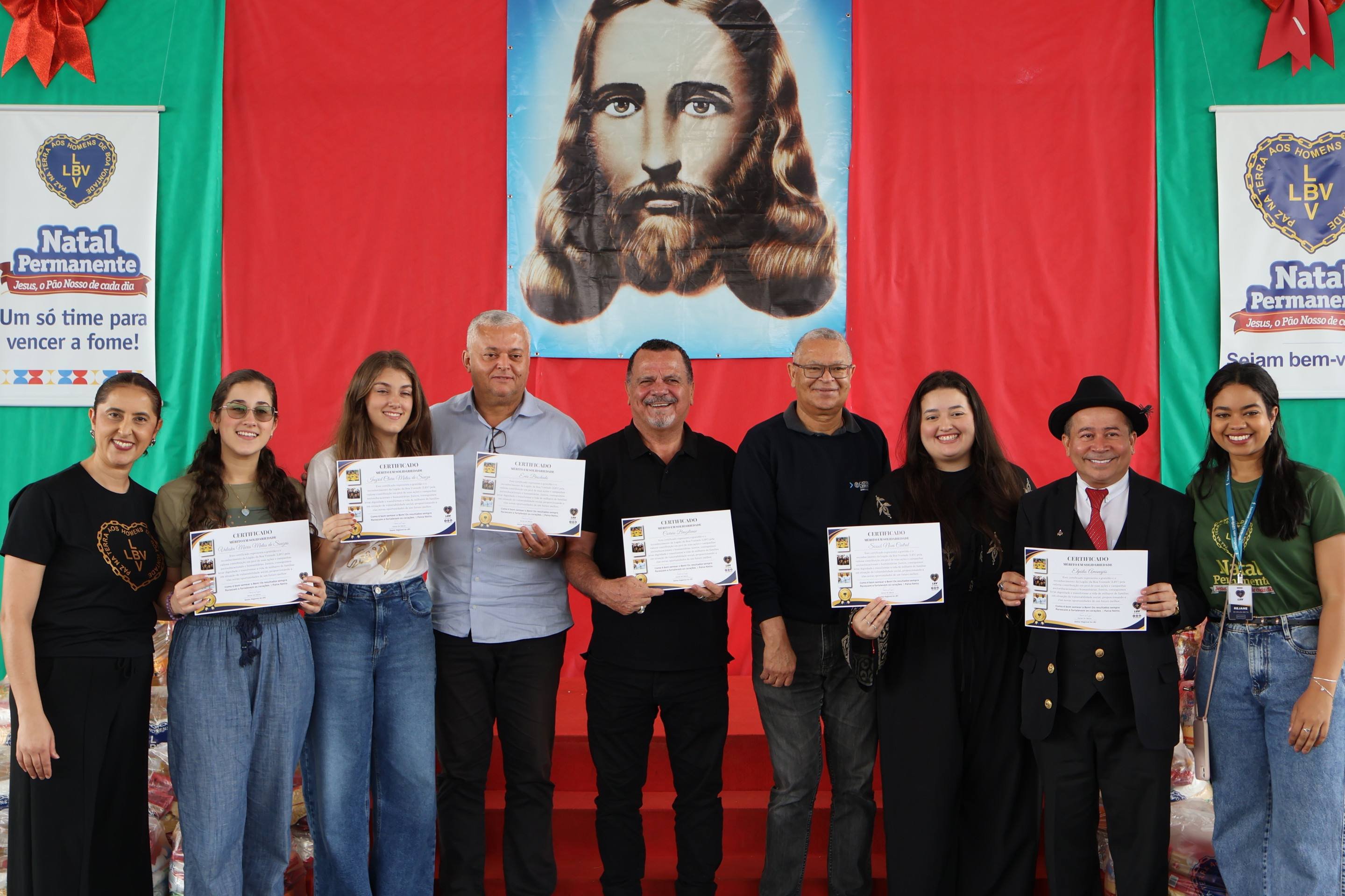  19/12/2025 Bruna Gaston CB/DA Press. Natal permanente Jesus, p&atilde;o nosso de cada dia. LBV       