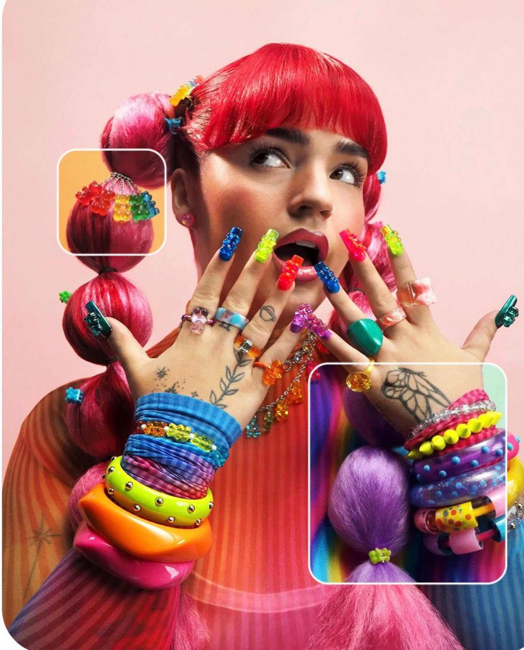 O universo coloridos das jujubas e das gomas presente em diversas &aacute;reas