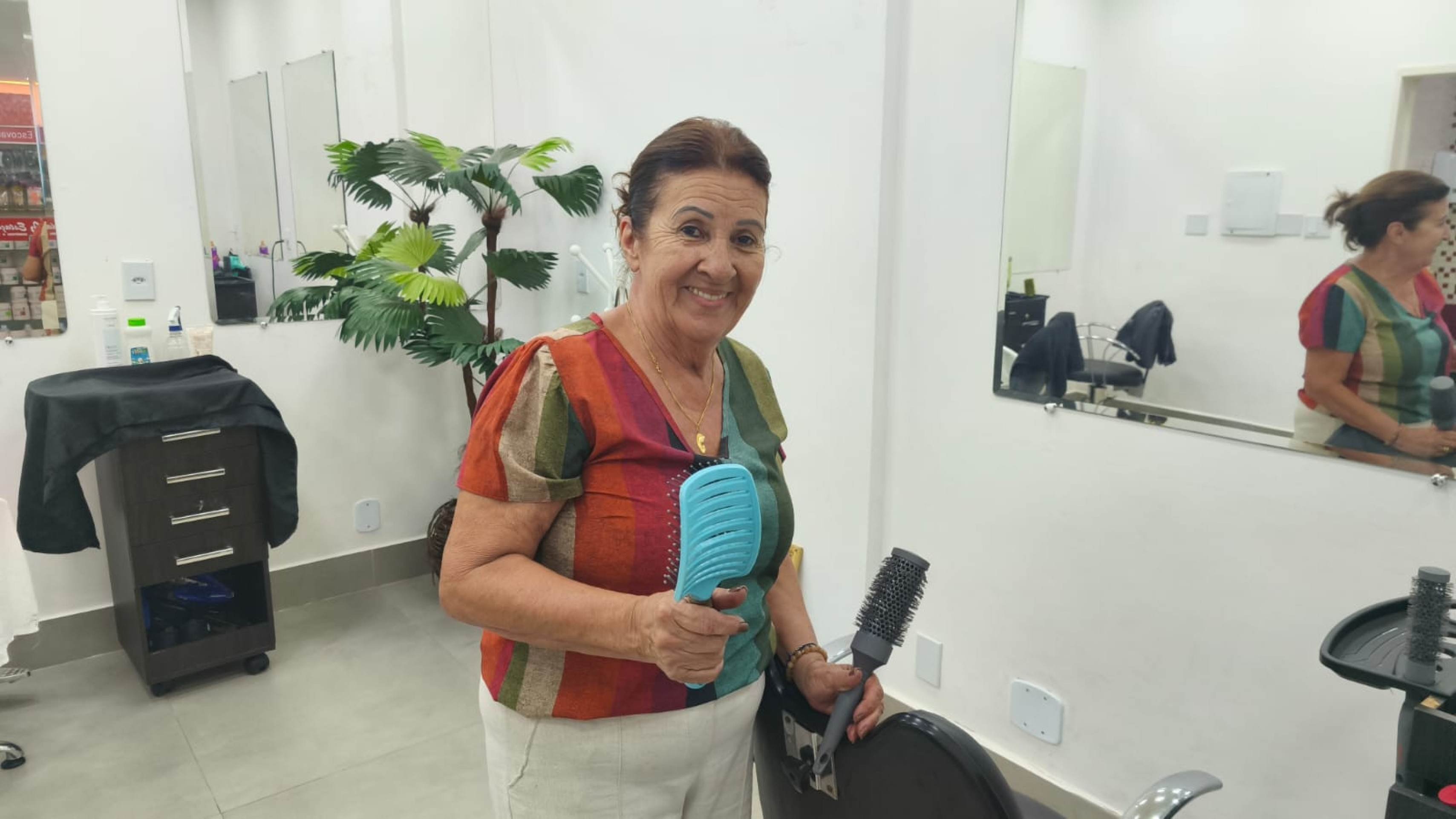 Maria Alice relata que o movimento sempre aumenta nesta &eacute;poca