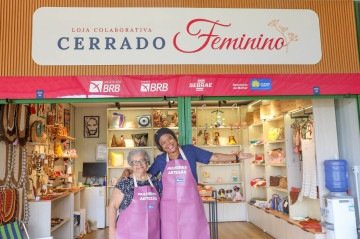 A Loja Colaborativa Cerrado Feminino é uma iniciativa da Secretaria da Mulher, em parceria com o Sebrae-DF e o Instituto BRB -  (crédito: Joel Rodrigues/Agência Brasília)