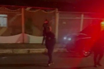 Crime ocorreu em frente a uma casa -  (crédito: P SUL NEWS/Divulgação)