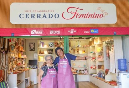 A Loja Colaborativa Cerrado Feminino é uma iniciativa da Secretaria da Mulher, em parceria com o Sebrae-DF e o Instituto BRB -  (crédito: Joel Rodrigues/Agência Brasília)