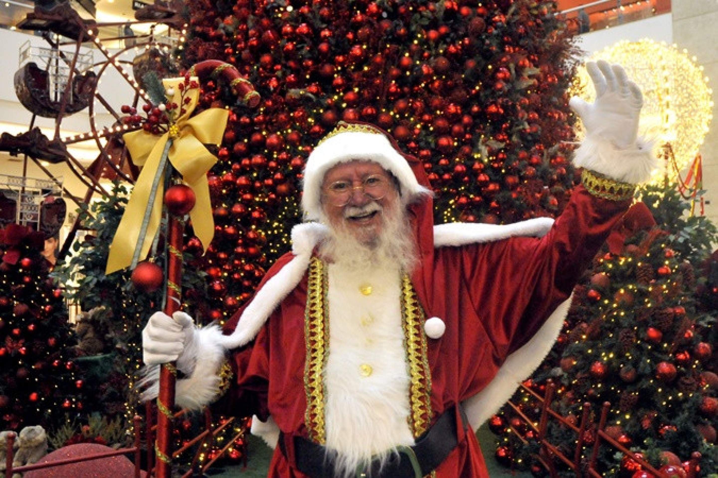 Jo&atilde;o Batista, do Shopping P&aacute;tio Brasil: 18 anos alegrando as festas natalinas 