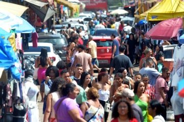 Feira dos Goianos, em Taguatinga - Distrito Federal. - (crédito: Ed Alves/CB/D.A Press) Feira dos Goianos, em Taguatinga - Distrito Federal. - (crédito: Ed Alves/CB/D.A Press)