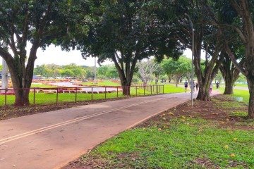 Corpo foi encontrado próximo ao estacionamento 9 do Parque da Cidade -  (crédito: Luiz Fellipe Alves/CB/D.A Press)