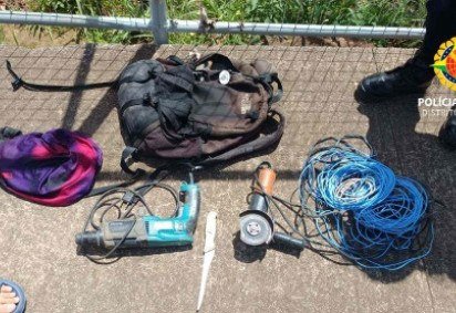 Os itens furtados foram recuperados pela PMDF -  (crédito: Divulga&ccedil;&atilde;o/PMDF) -Os itens furtados foram recuperados pela PMDF -  (crédito: Divulga&ccedil;&atilde;o/PMDF)