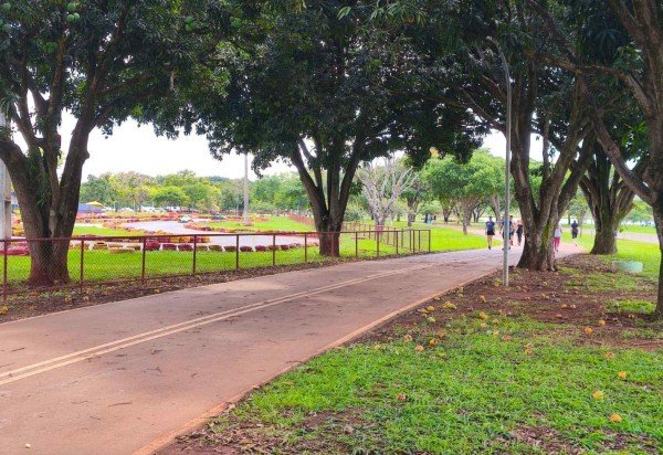 Corpo foi encontrado próximo ao estacionamento 9 do Parque da Cidade -  (crédito: Luiz Fellipe Alves/CB/D.A Press)