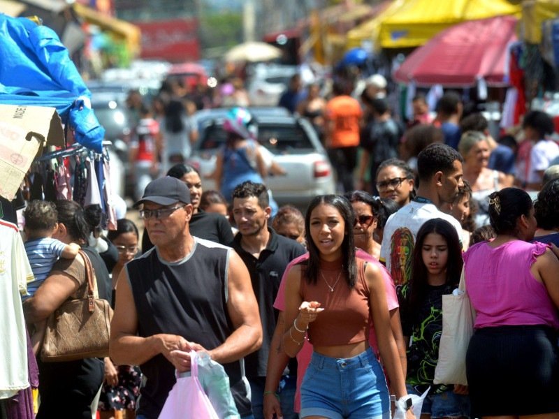  21/12/2025 - Ed Alves/CB/DA Press. Cidades. Movimento na Feira dos Goianos - Natal 2025.  -  (crédito:  Ed Alves CB/DA Press)