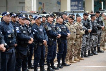  22/12/2025. Crédito: Minervino Júnior/CB/D.A Press. Brasil.  Brasilia - DF. Operação SCS integrado reforça segurança e marca o início da atuação no Setor Comercial Sul. Tropa Polícia Militar. -  (crédito:  Minervino Júnior/CB)