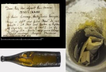 Um sítio arqueológico viking surpreendeu pesquisadores do Museu de Bergen, na Noruega, 150 anos após a primeira incursão. A aventura revelou uma mensagem que um explorador deixou enterrada dentro de uma garrafa.
 -  (crédito: Divulgação/Universidade de Bergen) -Um sítio arqueológico viking surpreendeu pesquisadores do Museu de Bergen, na Noruega, 150 anos após a primeira incursão. A aventura revelou uma mensagem que um explorador deixou enterrada dentro de uma garrafa.
 -  (crédito: Divulgação/Universidade de Bergen)