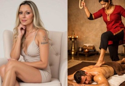 Saiba os benefícios da massagem Chavutti Thirumal -  (crédito: Divulgação) -Saiba os benefícios da massagem Chavutti Thirumal -  (crédito: Divulgação)