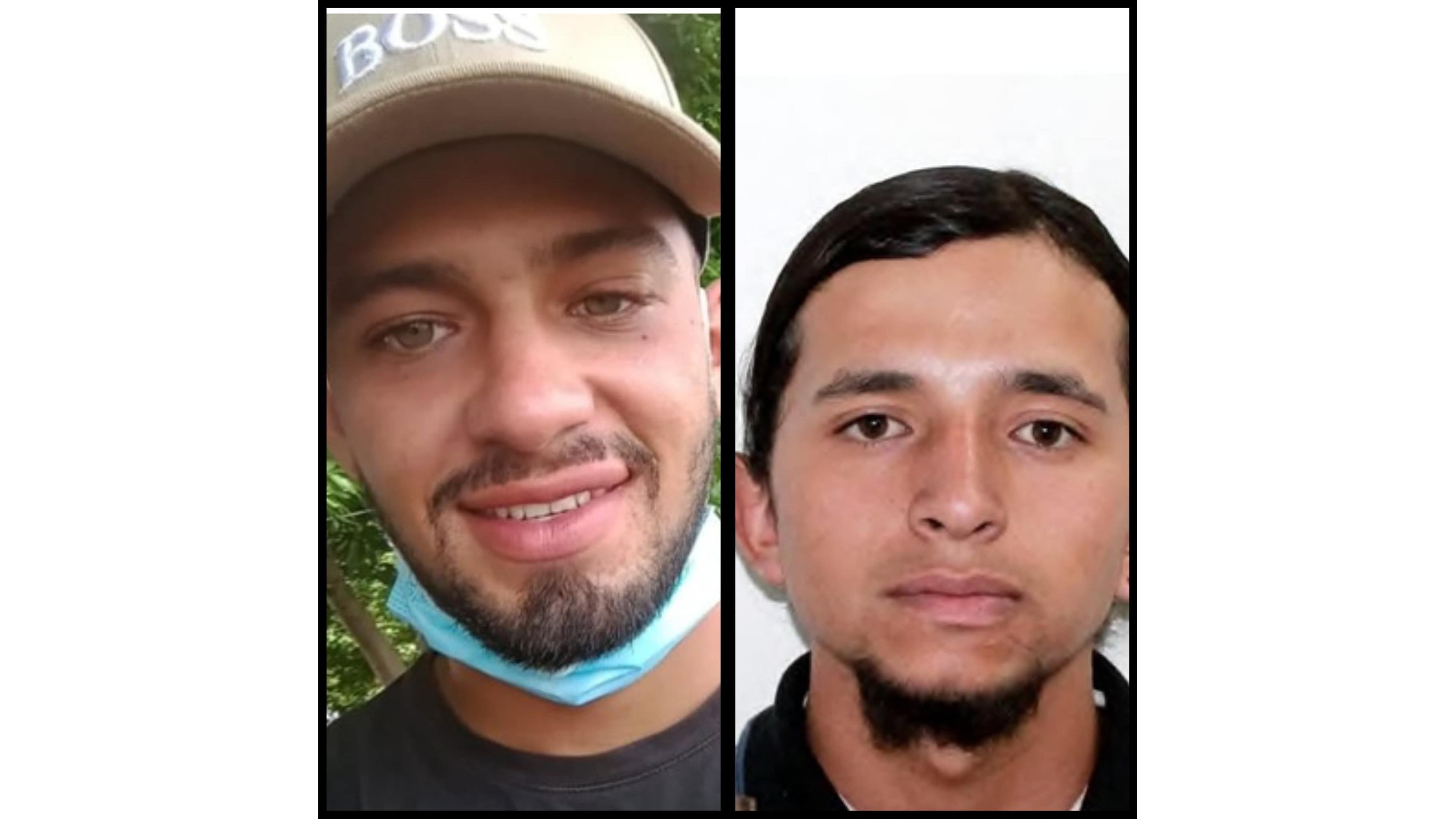 Brahyam Angulo Rendon, 24 anos, e Bryan Danilo Moreno, 28, foragidos