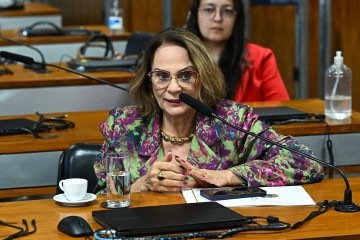 Damares disse ter apresentado queixa-crime e pedido de impeachment -  (crédito: Jefferson Rudy/Agência Senado)