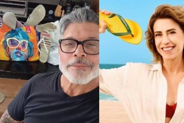 O ex-deputado federal Alexandre Frota decidiu transformar o episódio em uma ação de doação dos chinelos descartados nas ruas -  (crédito: Reprodução/Divulgação)